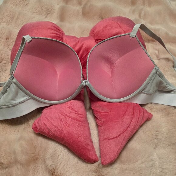 PINK Victoria's Secret Wear Everywhere Super Push Up Bra Heather Gray 36C - NWOT - Picture 2 of 5